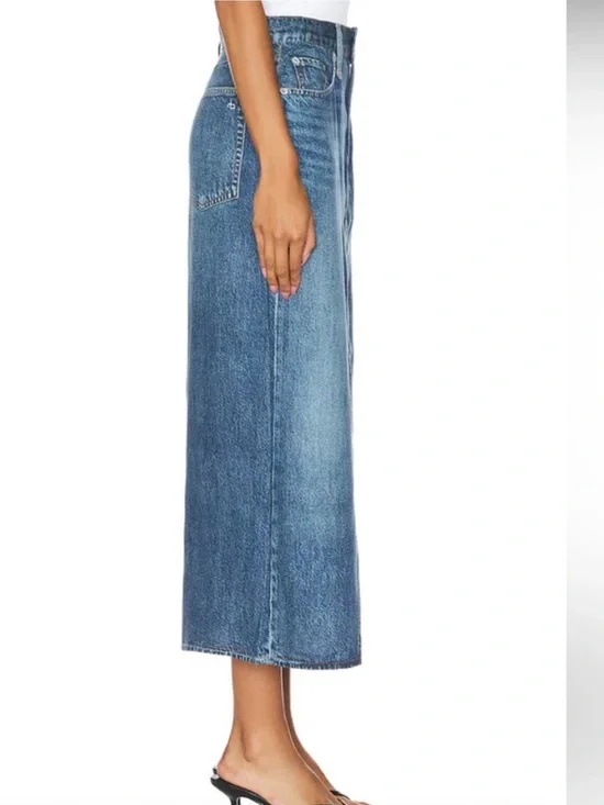 Rag & Bone Liquid Miramar Clara Midi Skirt- Size 26- Like New - Picture 4 of 15